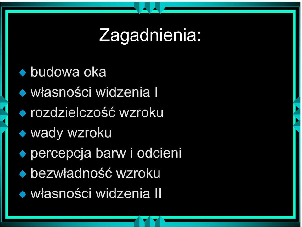 wady wzroku percepcja barw i