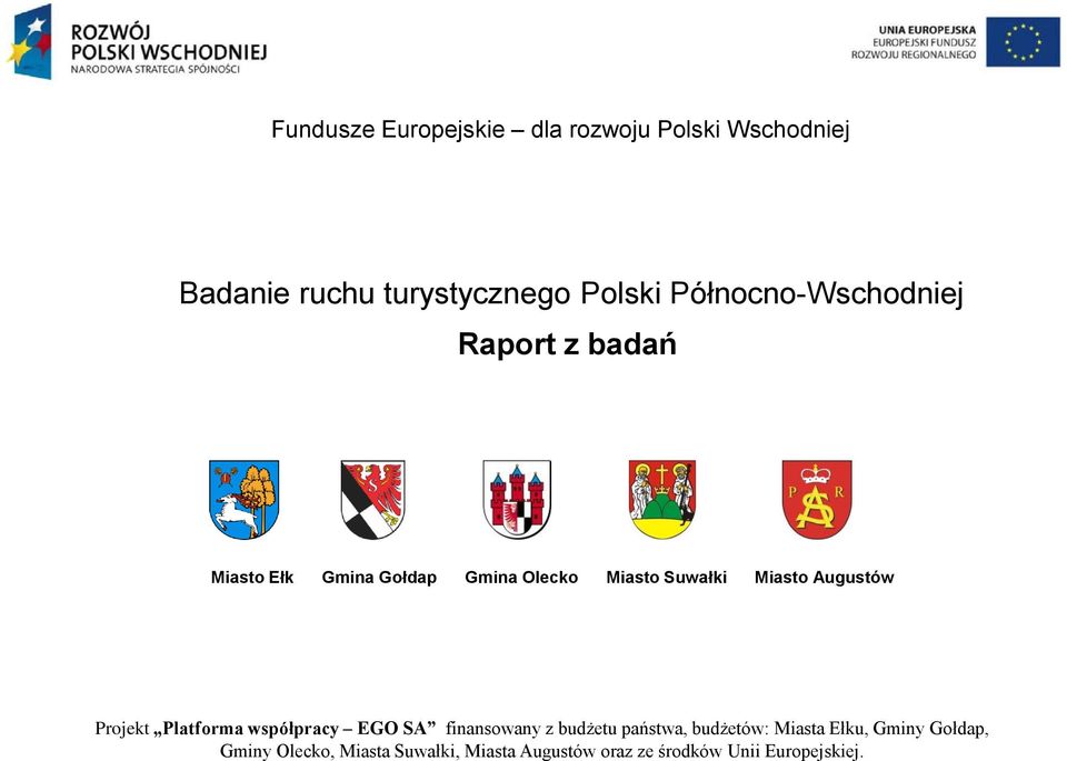 Augustów Projekt Platforma współpracy EGO SA finansowany z budżetu państwa, budżetów: Miasta