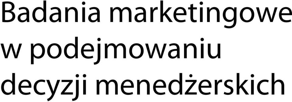 podejmowaniu