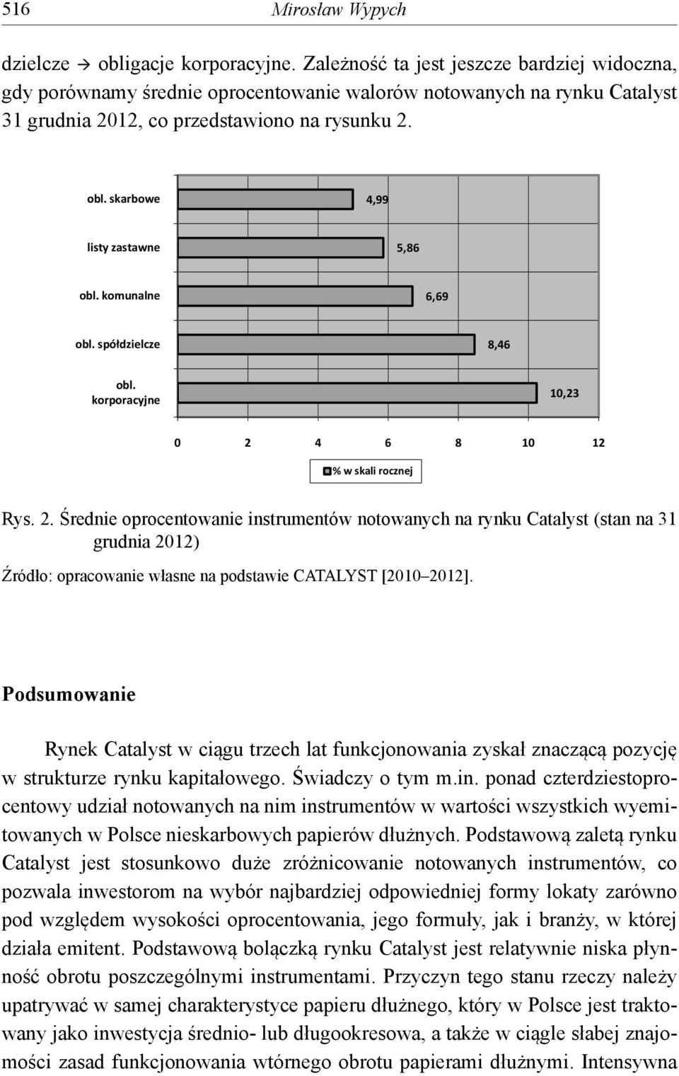 skarbowe 4,99 listy zastawne 5,86 obl. komunalne 6,69 obl. spó dzielcze 8,46 obl. korporacyjne 10,23 0 2 