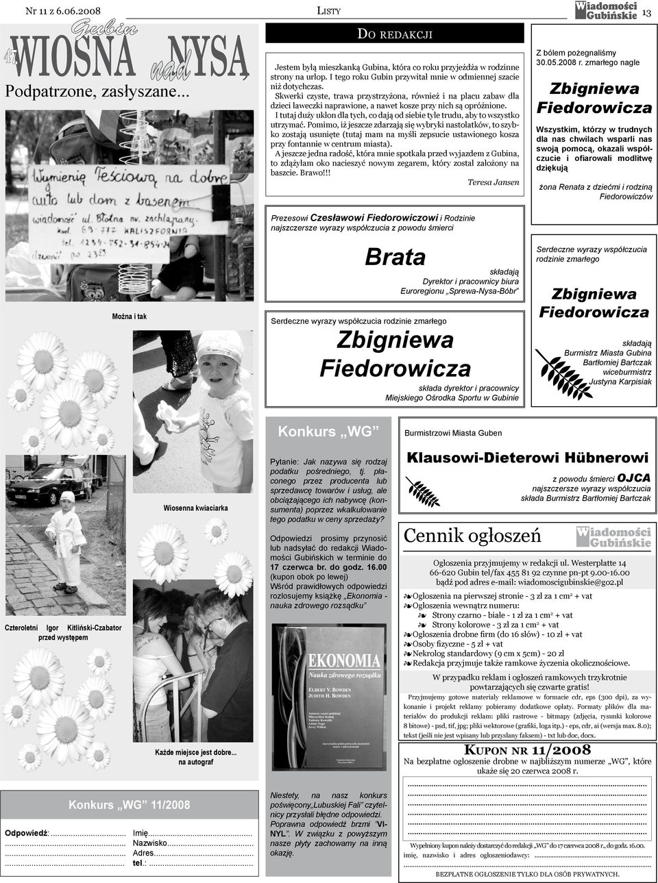 47 Wiosna Nad Nysą W Numerze Za Nami Prezes Nie Przyjechał Str