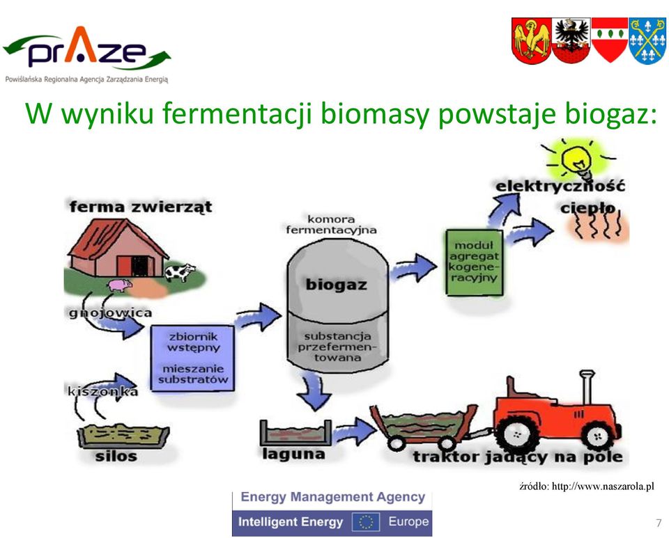 powstaje biogaz: