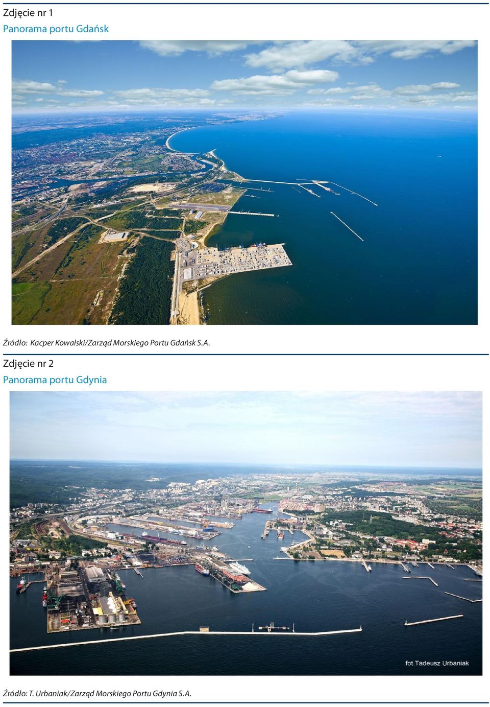 Kacper Kowalski / Zarząd Morskiego Portu Gdańsk S.A. Zdjęcie nr 2 Panorama portu Gdynia Panorama portu Gdynia. Fot. T.