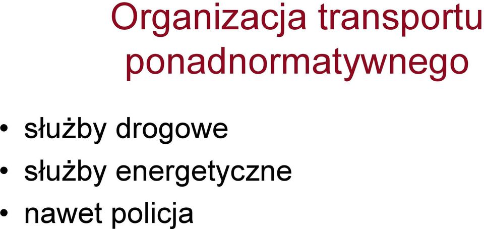 służby drogowe służby