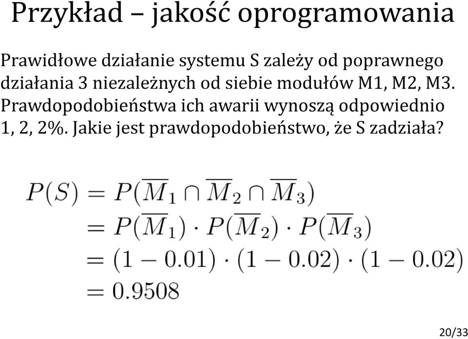 modułów M1, M2, M3.