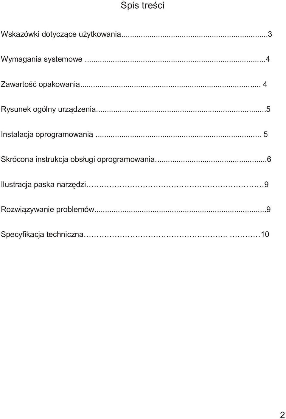 ..5 Instalacja oprogramowania.