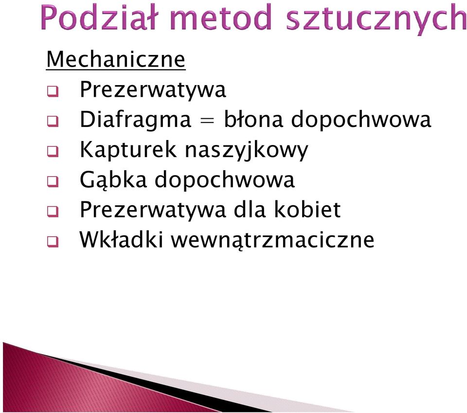 naszyjkowy Gąbka dopochwowa