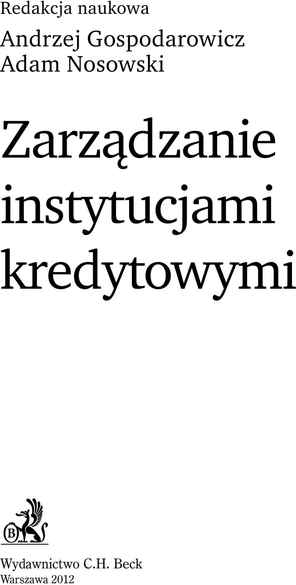 Zarzàdzanie instytucjami