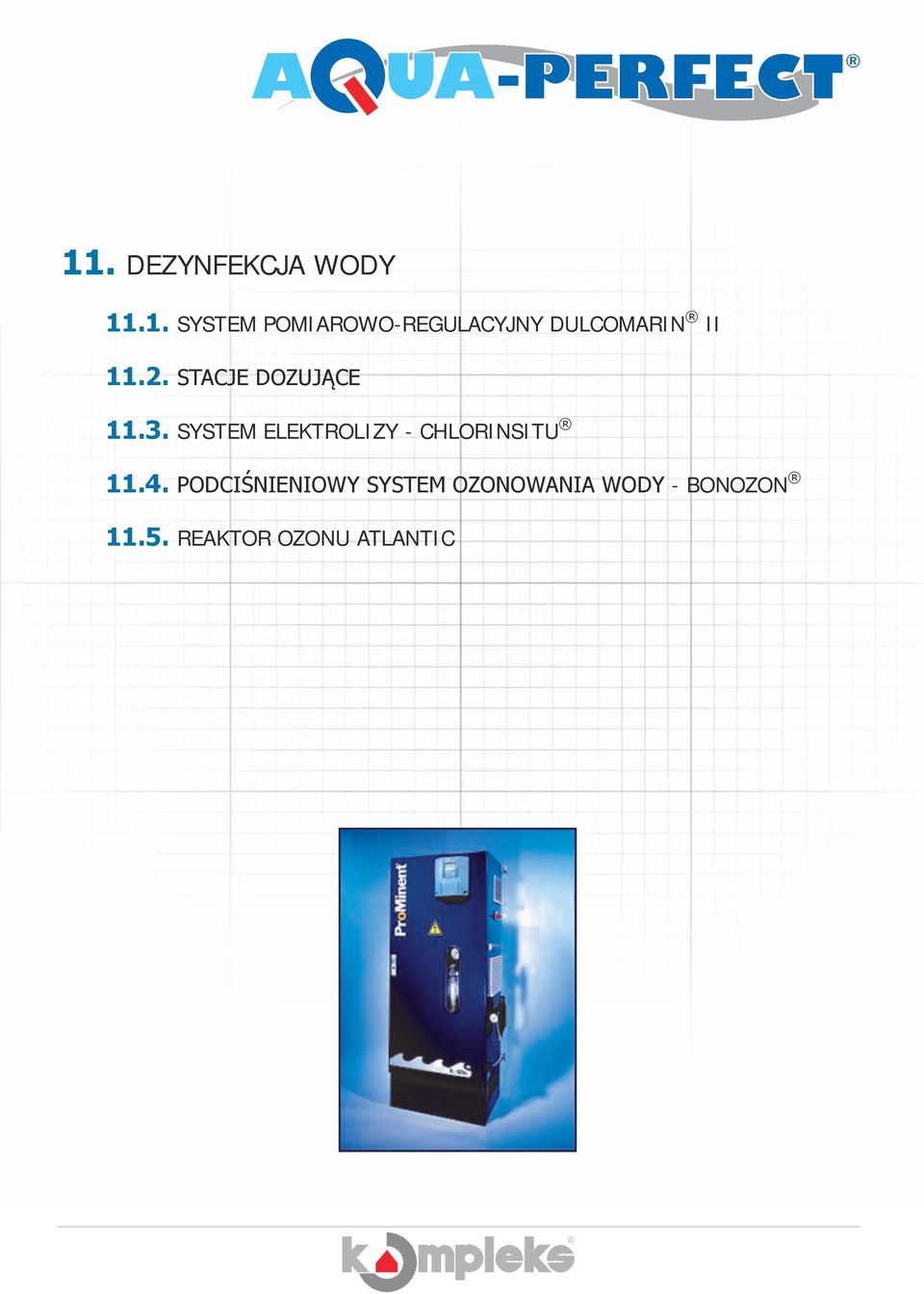 SYSTEM ELEKTROLIZY - CHLORINSITU 11.4.