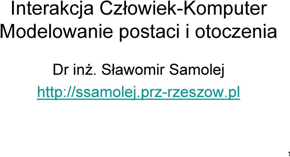 otoczenia Dr inż.
