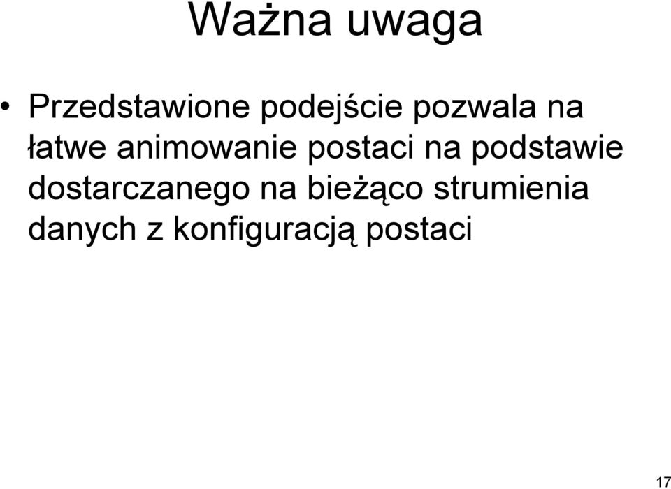 podstawie dostarczanego na bieżąco