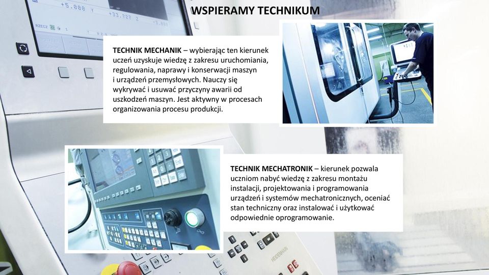 Jest aktywny w procesach organizowania procesu produkcji.