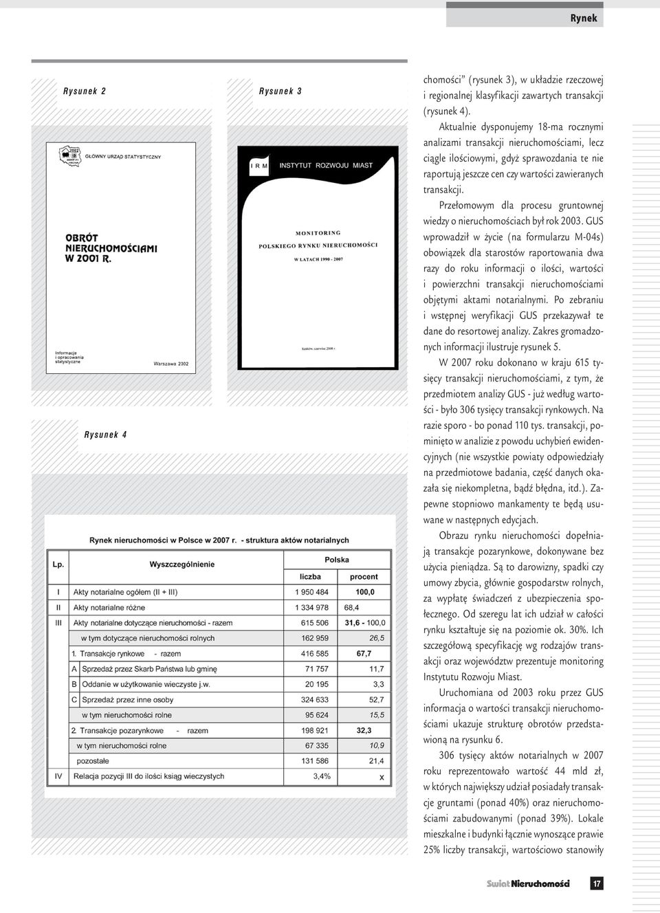 Przełomowym dla procesu gruntownej wiedzy o nieruchomościach był rok 2003.