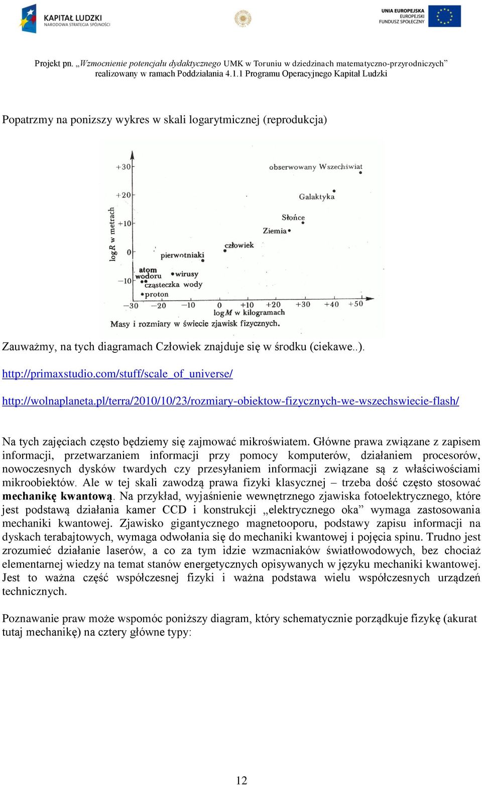 Główne prawa związane z zapisem informacji, przetwarzaniem informacji przy pomocy komputerów, działaniem procesorów, nowoczesnych dysków twardych czy przesyłaniem informacji związane są z