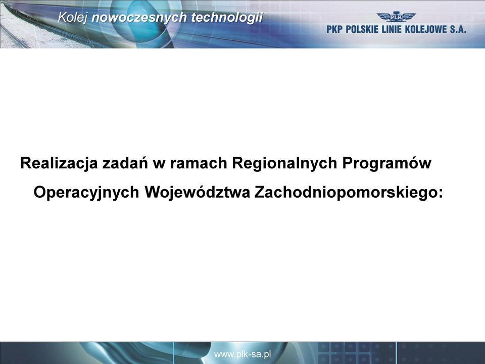 Programów Operacyjnych