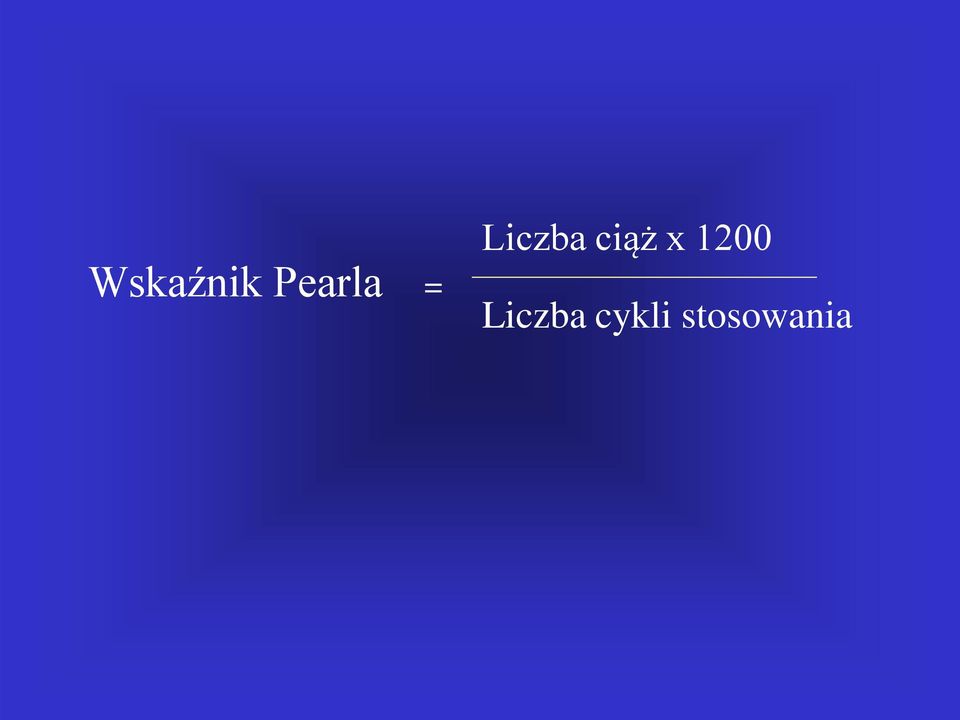 Liczba ciąż x