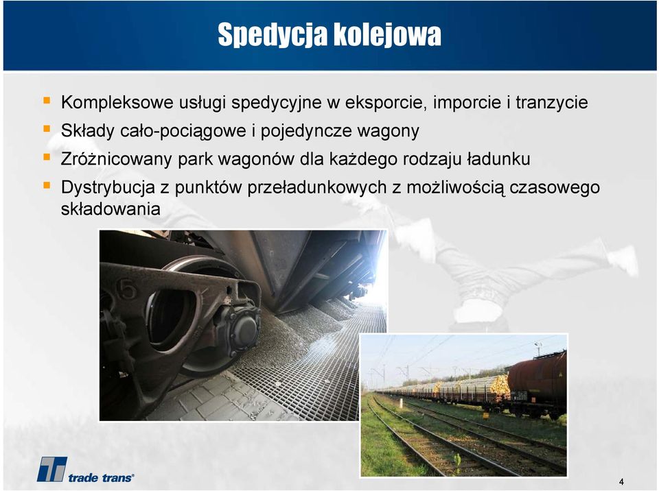 Zróżnicowany park wagonów dla każdego rodzaju ładunku