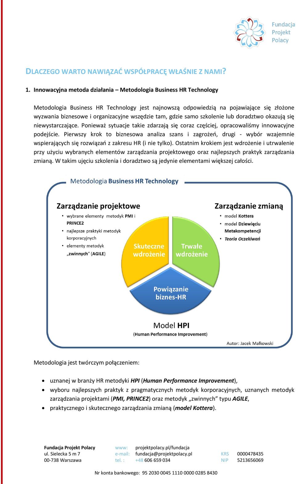 tam, gdzie samo szkolenie lub doradztwo okazują się niewystarczające. Ponieważ sytuacje takie zdarzają się coraz częściej, opracowaliśmy innowacyjne podejście.