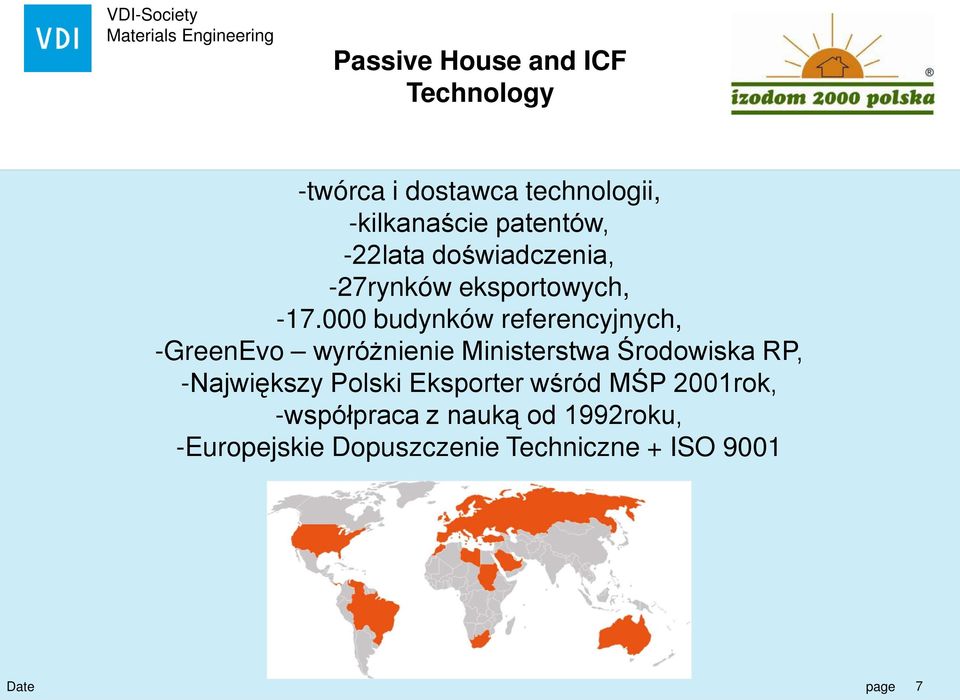 000 budynków referencyjnych, -GreenEvo wyróżnienie Ministerstwa Środowiska RP,