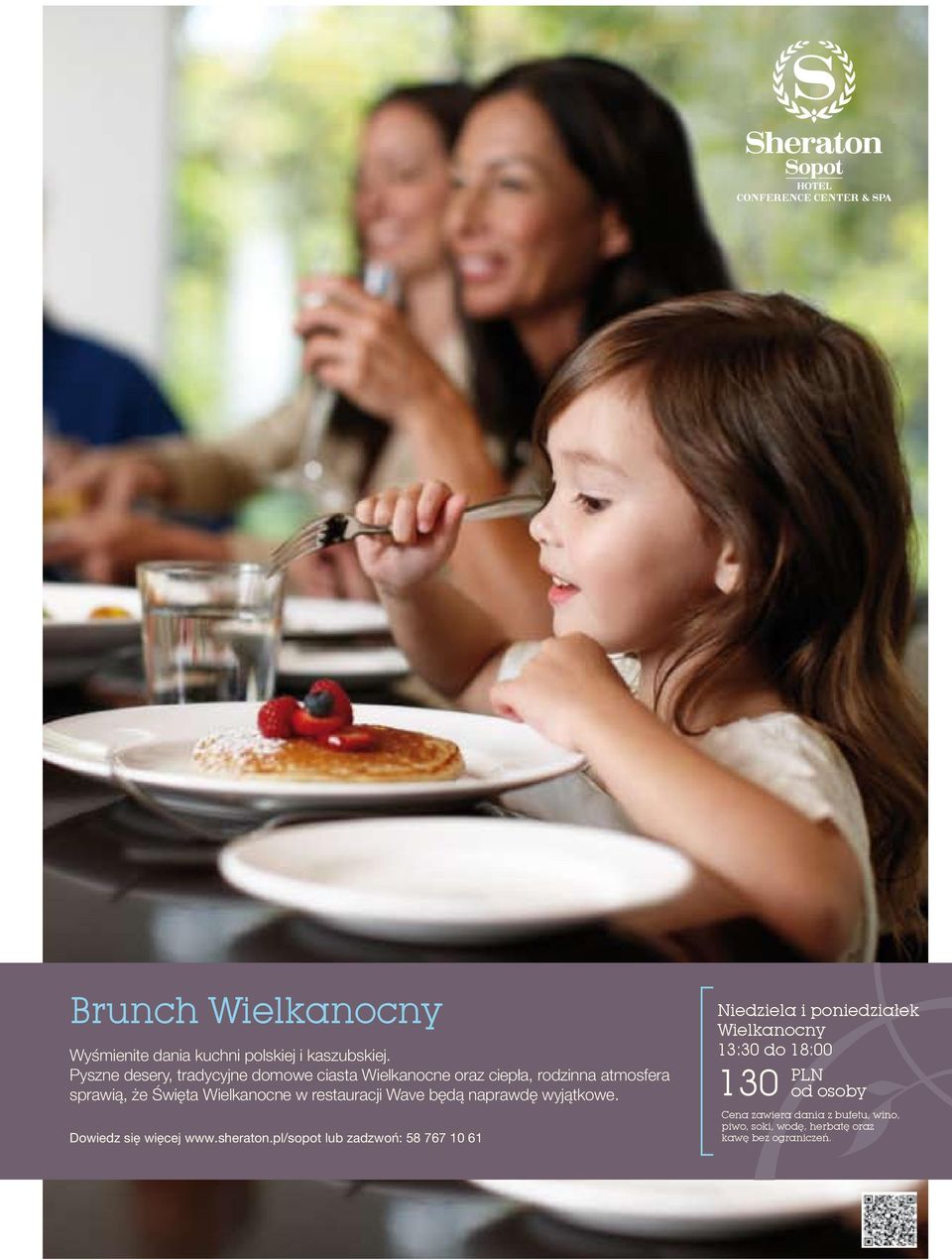 Wielkanocne w restauracji Wave będą naprawdę wyjątkowe. Dowiedz się więcej www.sheraton.