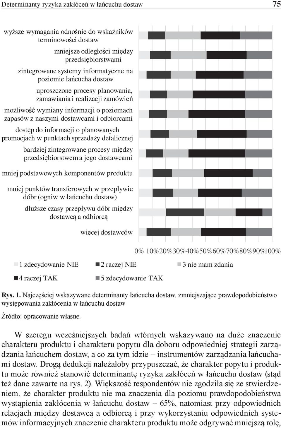 planowanych promocjach w punktach sprzedaży detalicznej bardziej zintegrowane procesy między przedsiębiorstwem a jego dostawcami mniej podstawowych komponentów produktu mniej punktów transferowych w