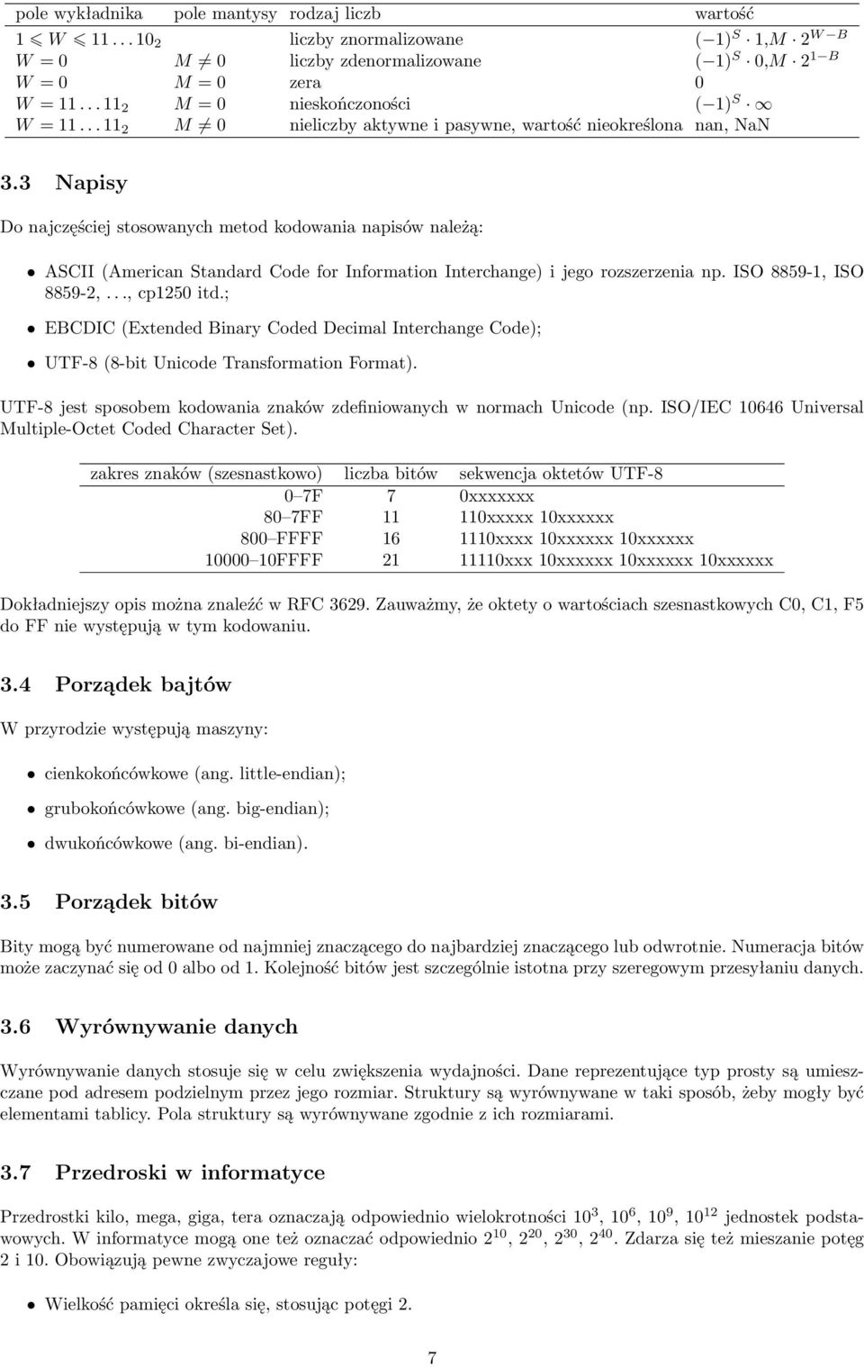 3 Napisy Do najczęściej stosowanych metod kodowania napisów należą: ASCII (American Standard Code for Information Interchange) i jego rozszerzenia np. ISO 8859-1, ISO 8859-2,..., cp1250 itd.