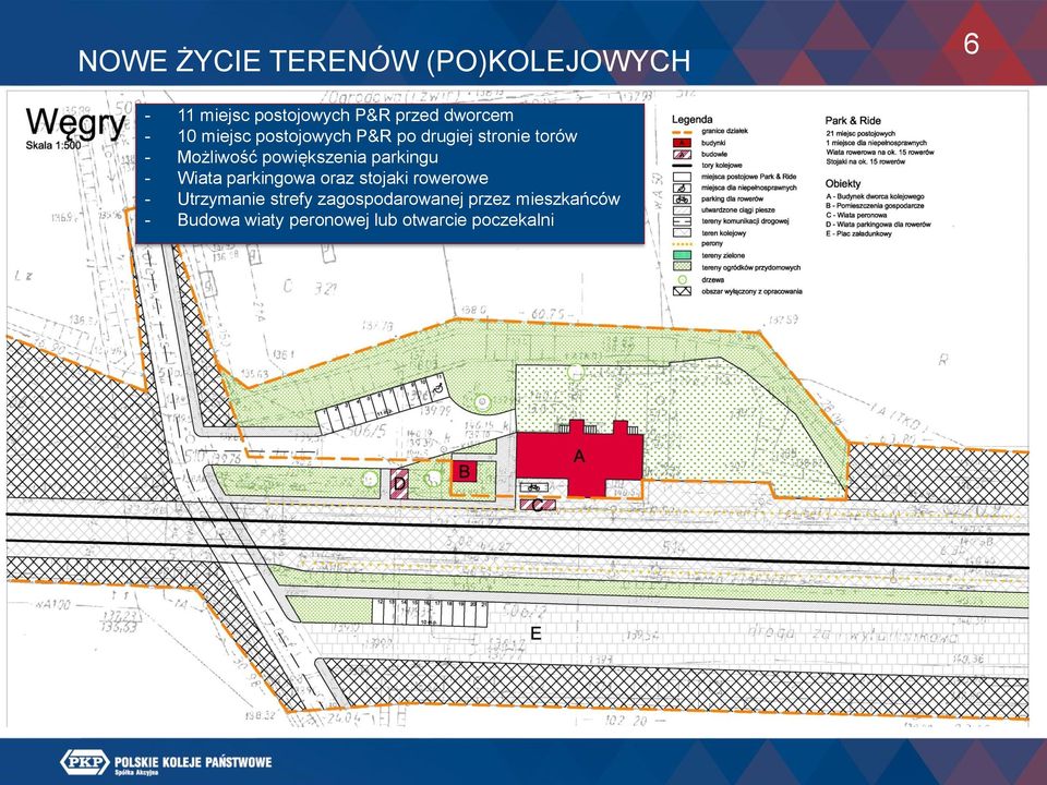 powiększenia parkingu - Wiata parkingowa oraz stojaki rowerowe - Utrzymanie