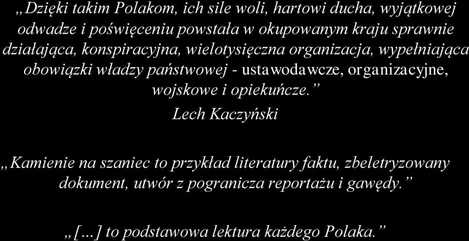 - ustawodawcze, organizacyjne, wojskowe i opiekuńcze.