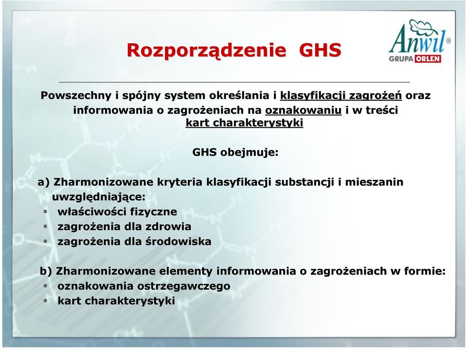 klasyfikacji substancji i mieszanin uwzględniaj dniające: właściwości fizyczne zagrożenia dla zdrowia