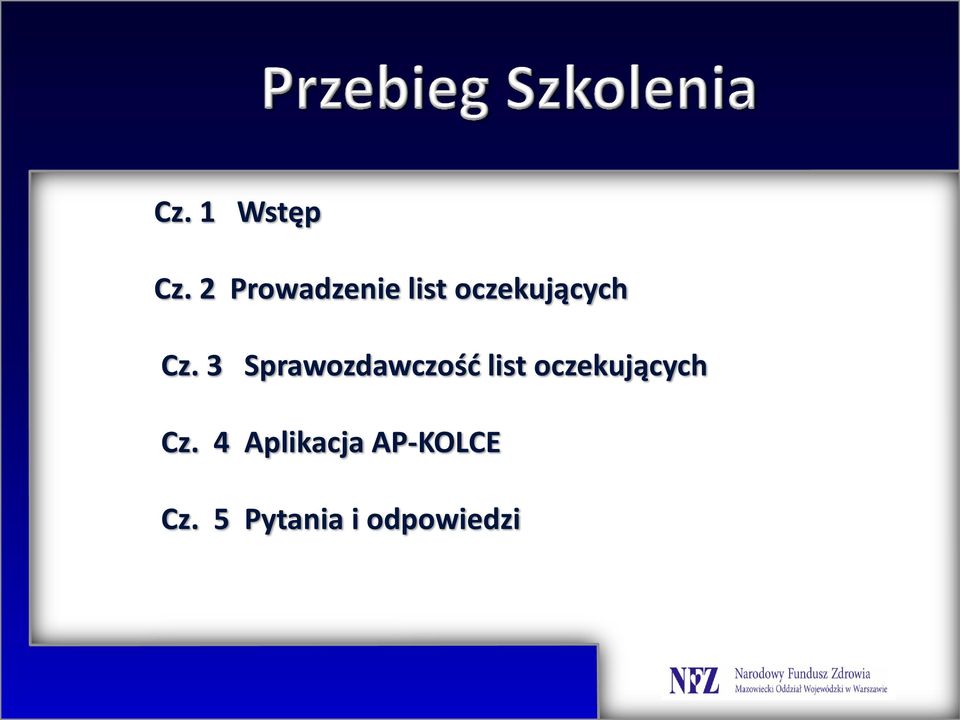 3 Sprawozdawczość list