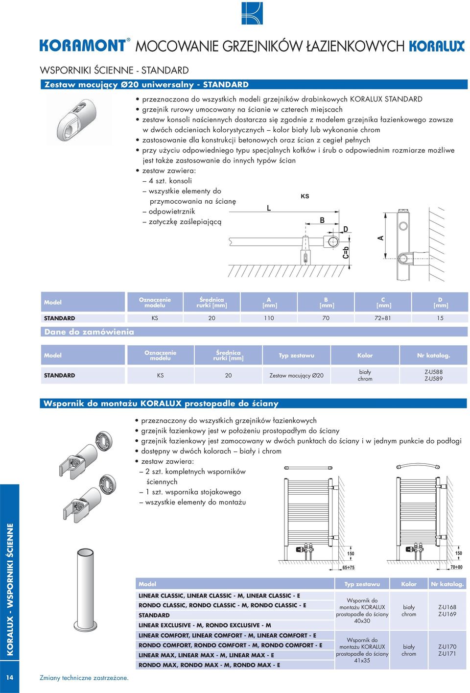 chrom zastosowanie dla konstrukcji betonowych oraz ścian z cegieł pełnych przy użyciu odpowiedniego typu specjalnych kołków i śrub o odpowiednim rozmiarze możliwe jest także zastosowanie do innych