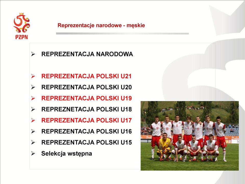 REPREZENTACJA POLSKI U19 REPREZNETACJA POLSKI U18