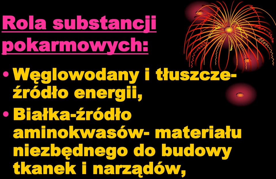 energii, Białka-źródło aminokwasów-