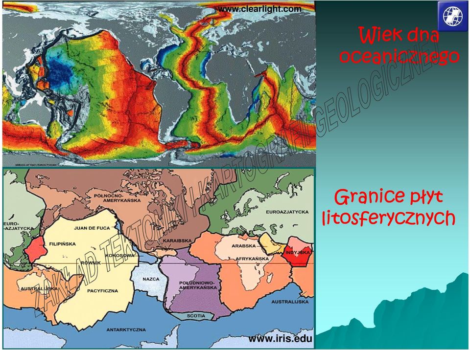 oceanicznego Granice