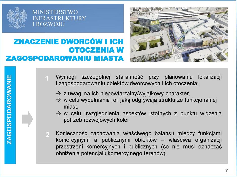 charakter, w celu wypełniania roli jaką odgrywają strukturze funkcjonalnej miast, w celu uwzględnienia aspektów istotnych z punktu widzenia potrzeb rozwojowych