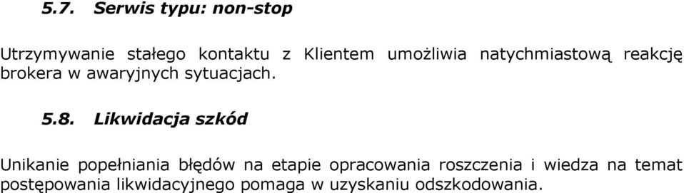 Likwidacja szkód Unikanie popełniania błędów na etapie opracowania