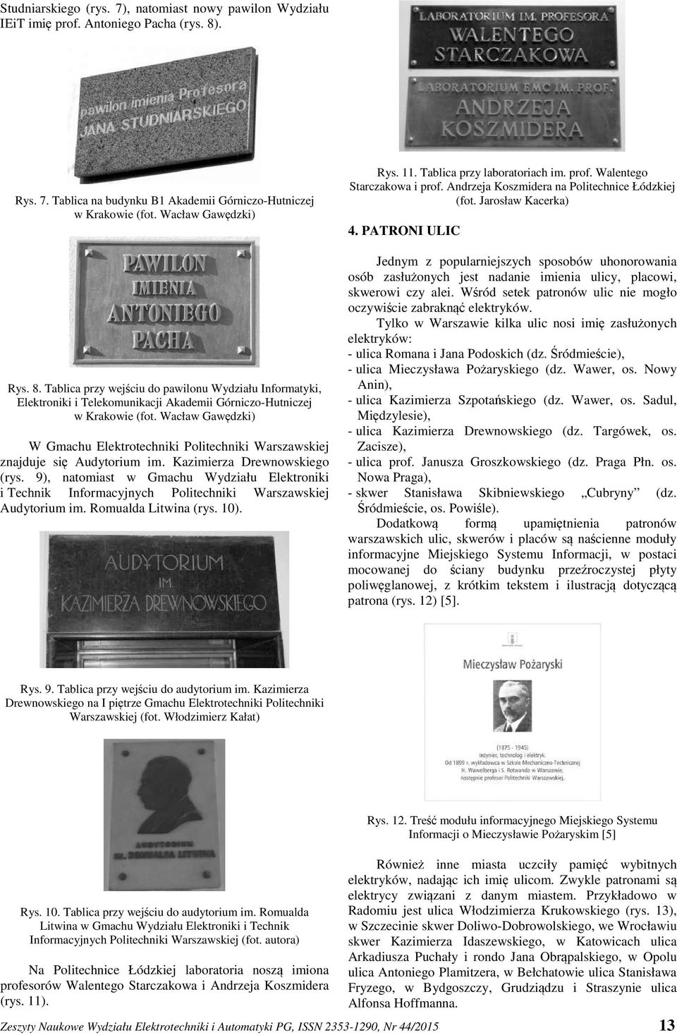 Tablica przy wejściu do pawilonu Wydziału Informatyki, Elektroniki i Telekomunikacji Akademii Górniczo-Hutniczej w Krakowie (fot.