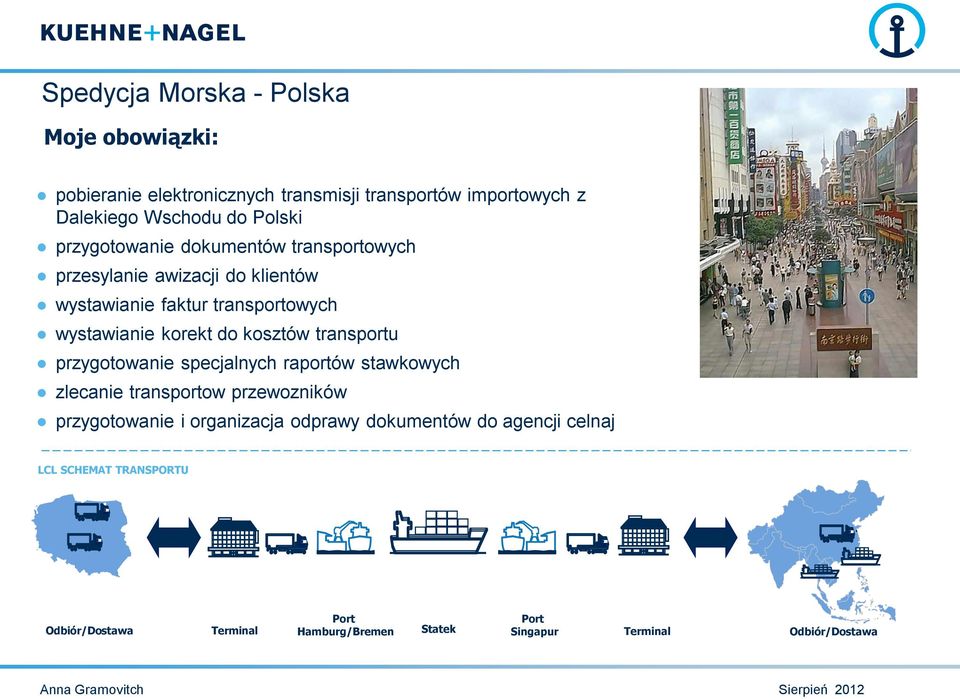 kosztów transportu przygotowanie specjalnych raportów stawkowych zlecanie transportow przewozników przygotowanie i organizacja odprawy