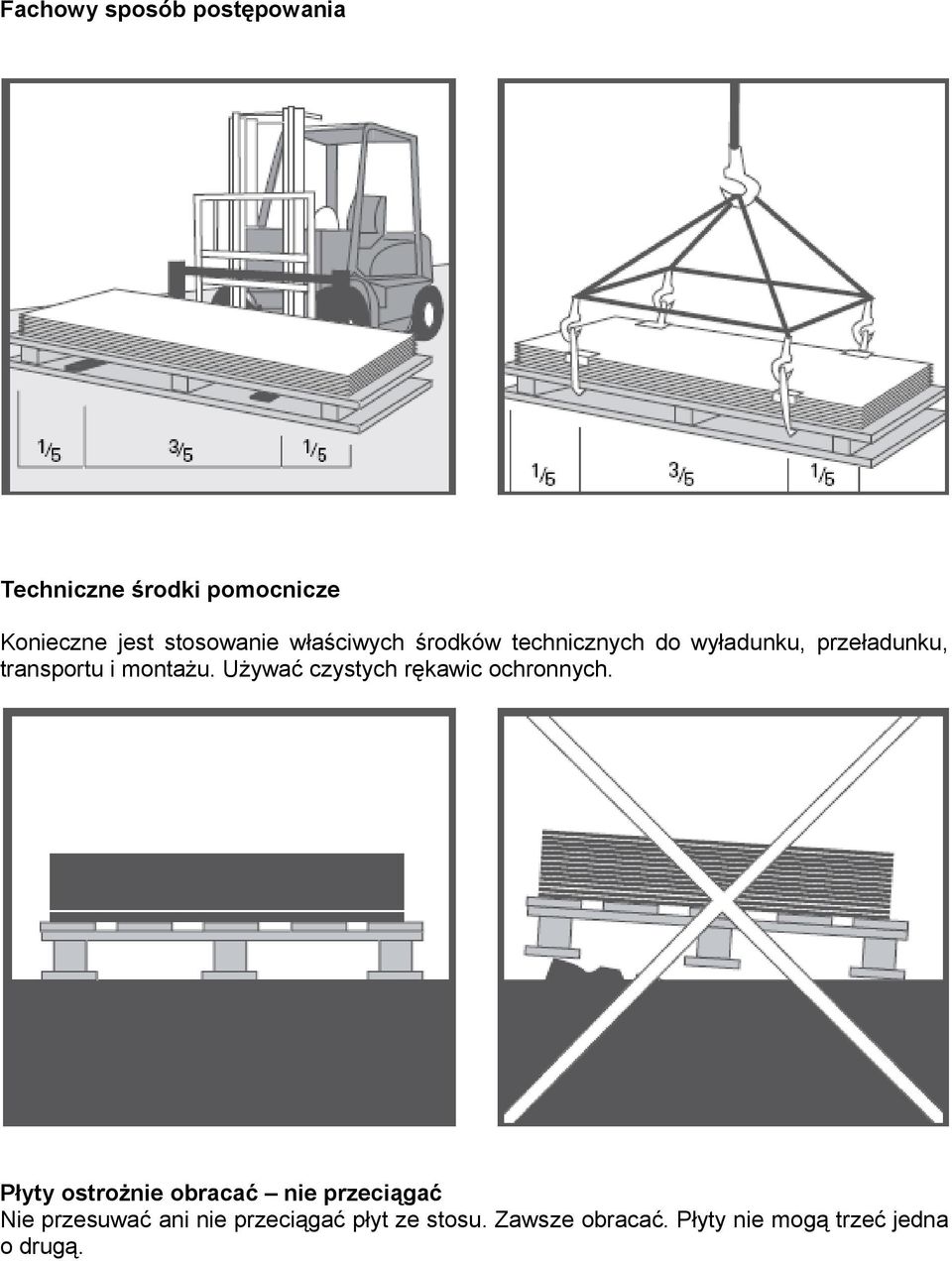 Używać czystych rękawic ochronnych.