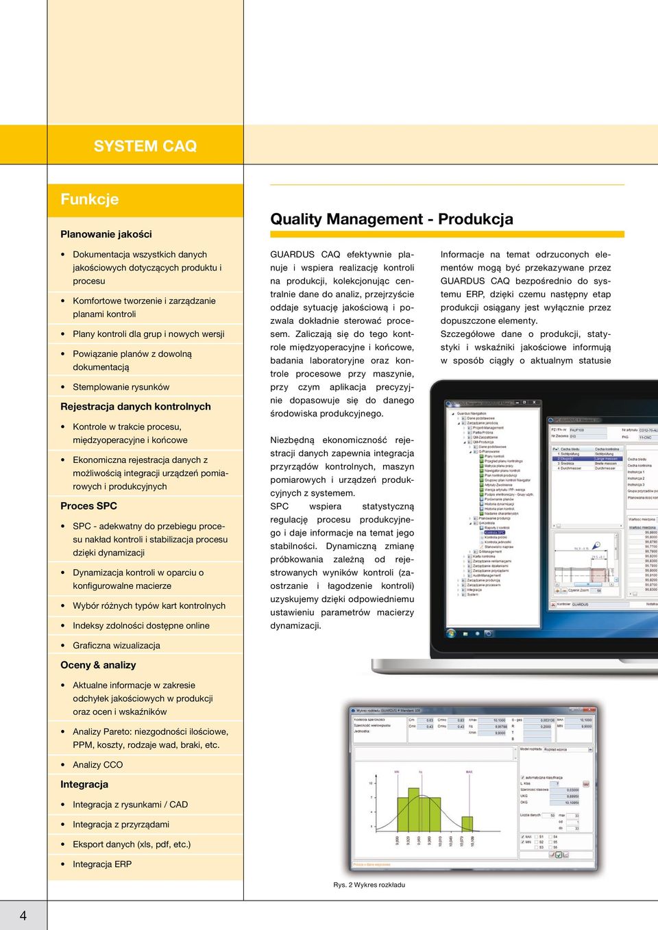 Ekonomiczna rejestracja danych z możliwością integracji urządzeń pomiarowych i produkcyjnych Proces SPC SPC - adekwatny do przebiegu procesu nakład kontroli i stabilizacja procesu dzięki dynamizacji