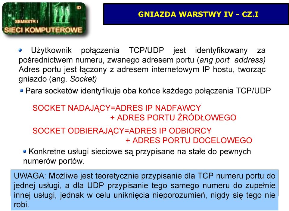 tworząc gniazdo (ang.