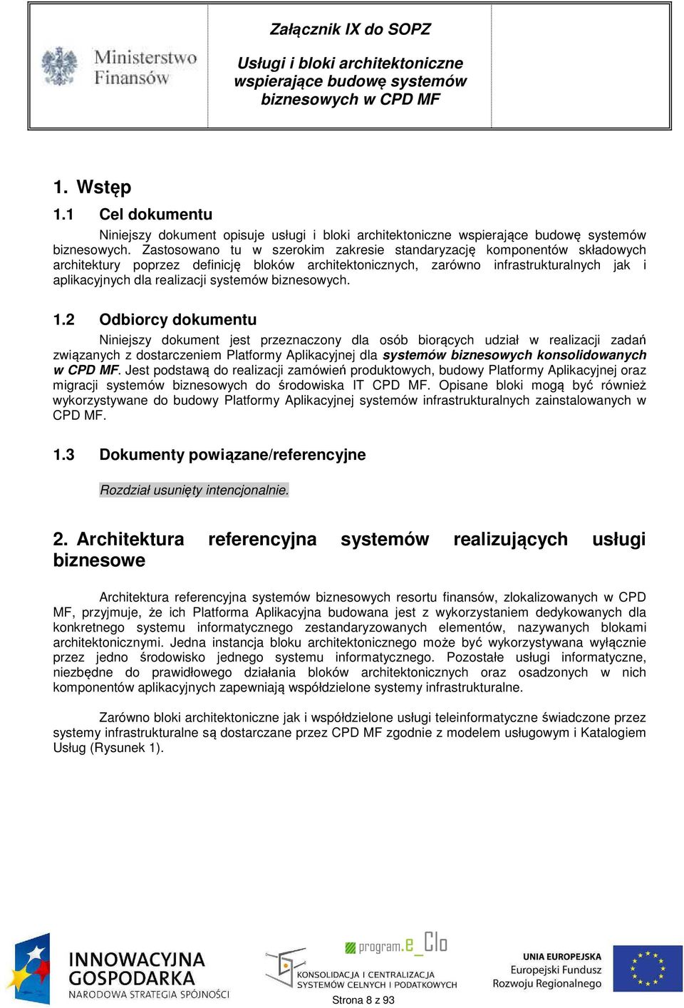 systemów biznesowych. 1.