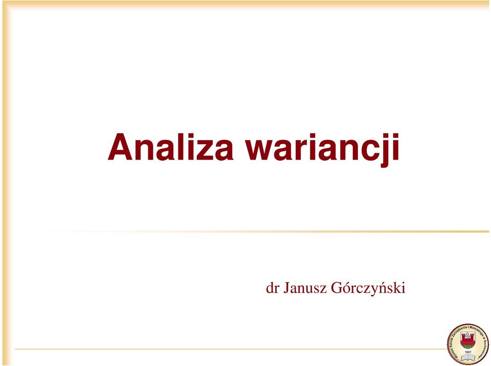 dr Janusz