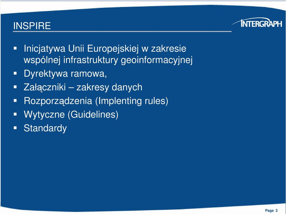 ramowa, Załączniki zakresy danych Rozporządzenia