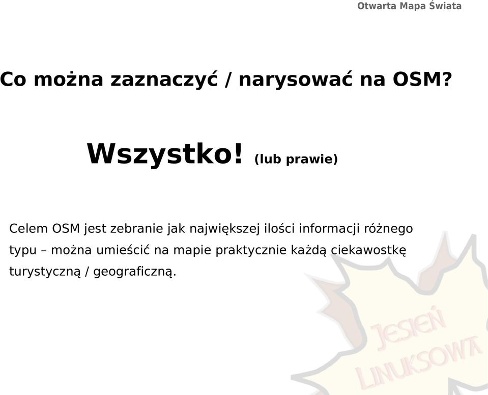 ilości informacji różnego typu można umieścić na