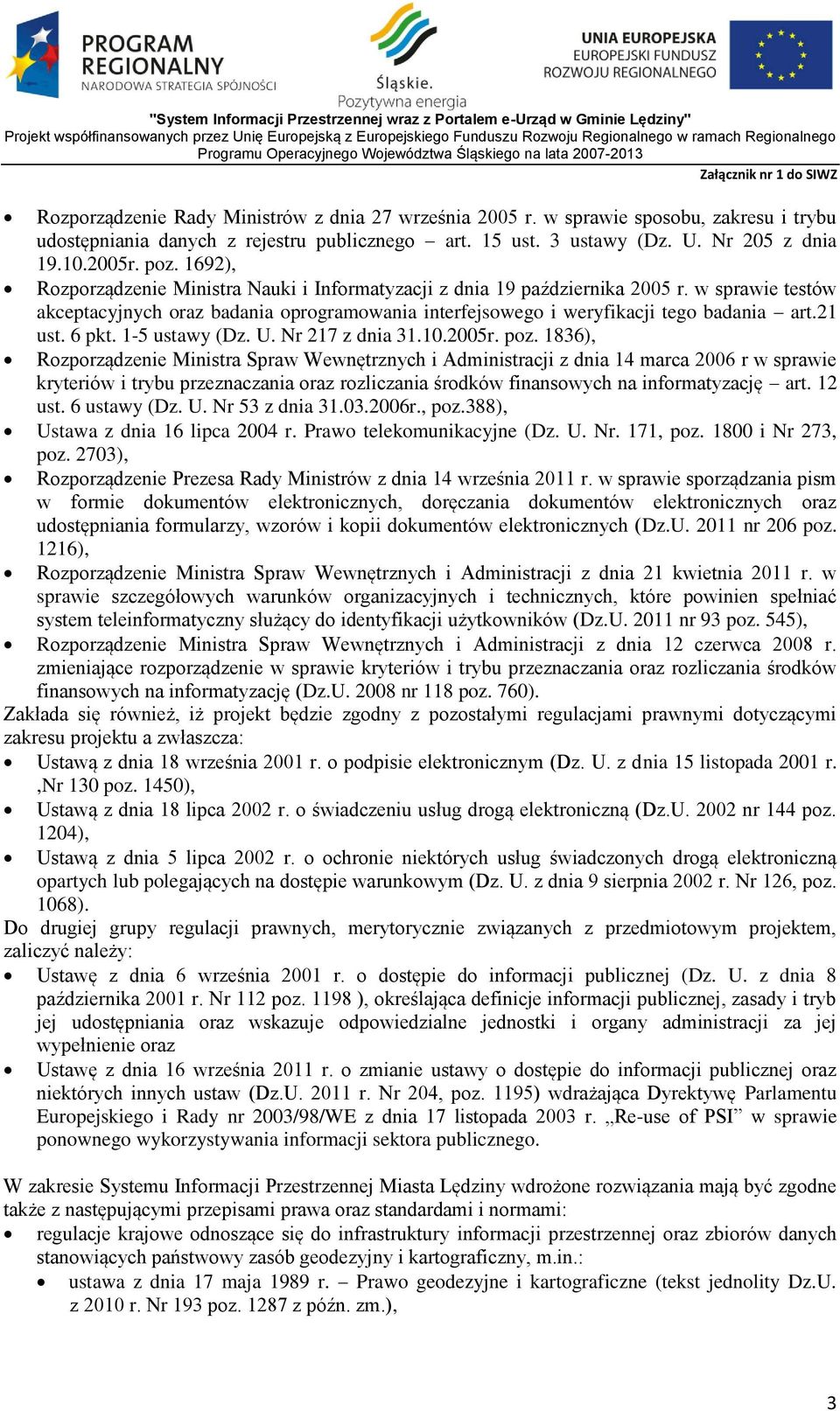 6 pkt. 1-5 ustawy (Dz. U. Nr 217 z dnia 31.10.2005r. poz.