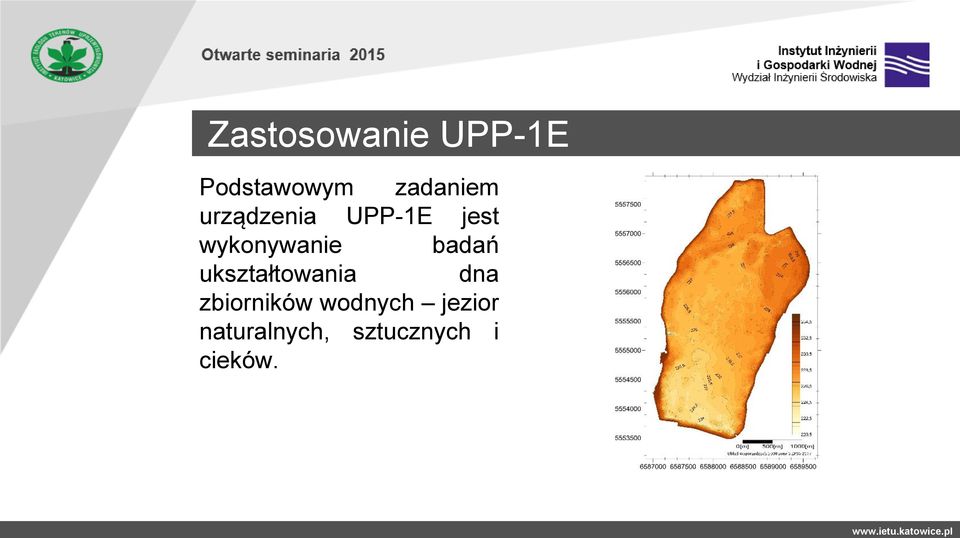 wykonywanie badań ukształtowania dna