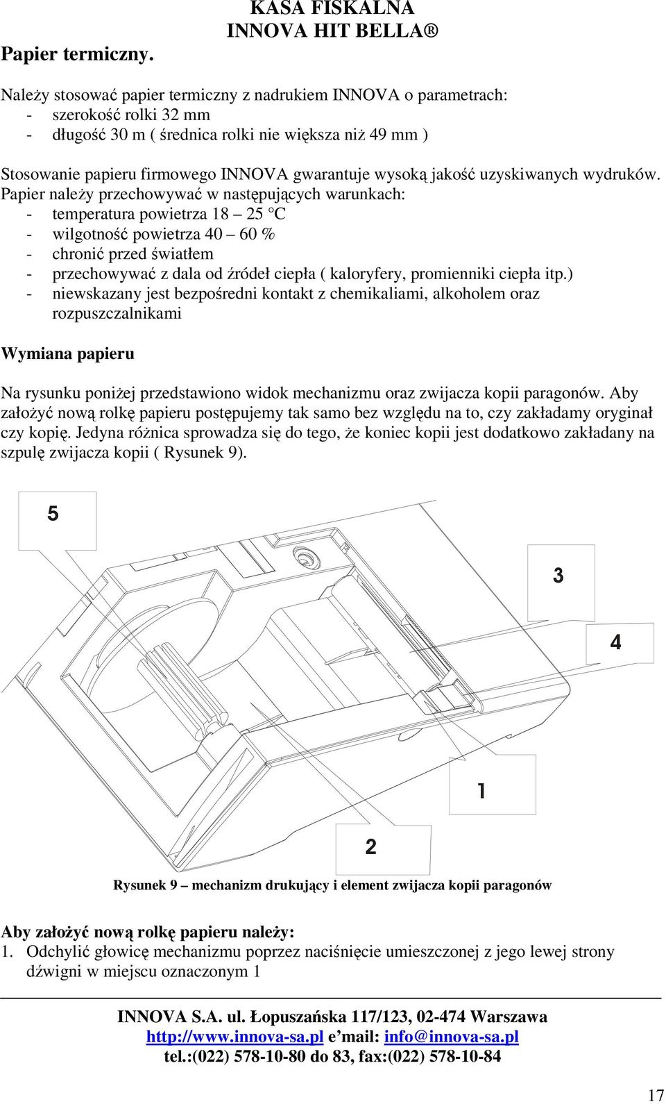 jako uzyskiwanych wydruków.