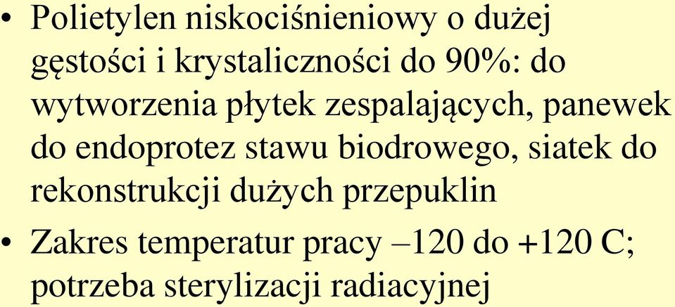 stawu biodrowego, siatek do rekonstrukcji dużych przepuklin