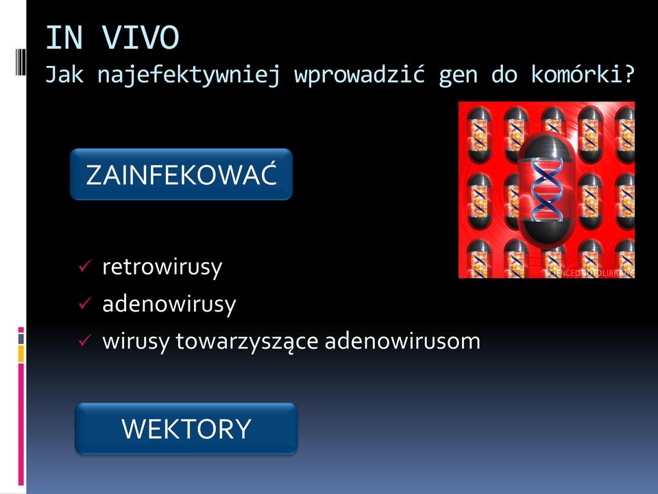 ZAINFEKOWAĆ retrowirusy